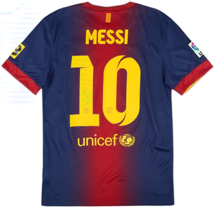 2012-13 Barcelona Home Shirt Messi #10 - 8/10 - (S)