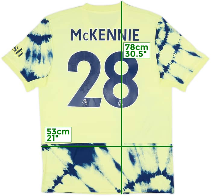 2022-23 Leeds Away Shirt McKennie #28 - 8/10 - (L)