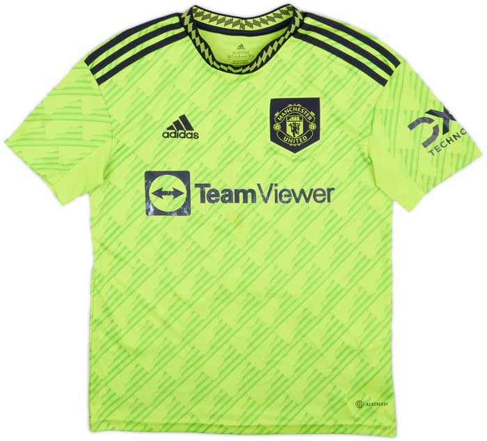 2022-23 Manchester United Third Shirt Antony #21 - 4/10 - (L.Boys)