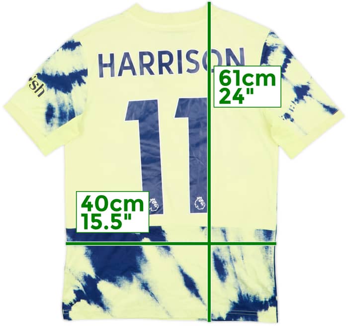 2022-23 Leeds Away Shirt Harrison #11 - 8/10 - (M.Boys)
