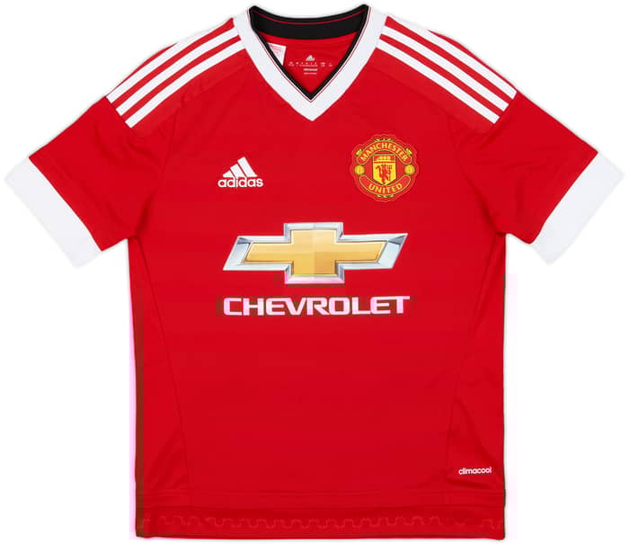 2015-16 Manchester United Home Shirt Rooney #10 - 9/10 - (L.Boys)