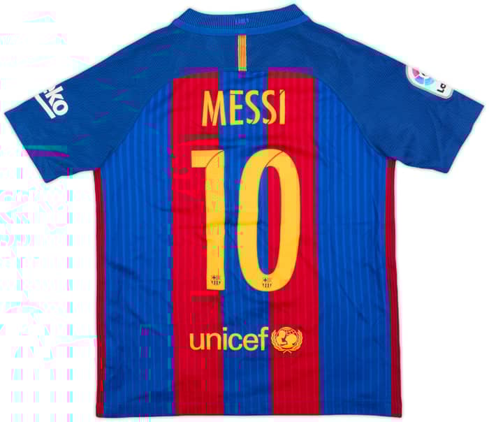 2016-17 Barcelona Home Shirt Messi #10 - 8/10 - (M.Boys)