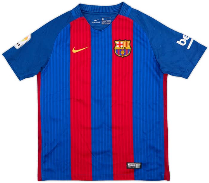 2016-17 Barcelona Home Shirt Messi #10 - 8/10 - (M.Boys)