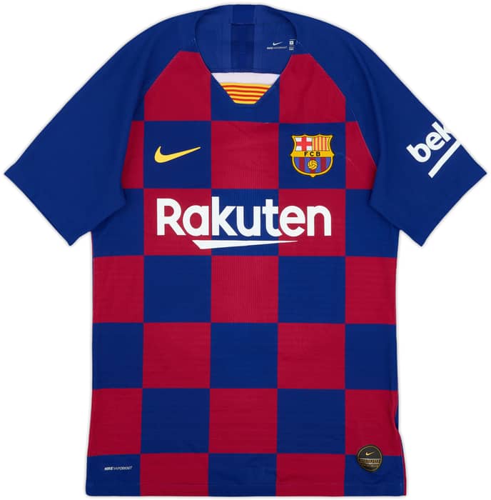2019-20 Barcelona Authentic Home Shirt Messi #10 - 8/10 - (S)