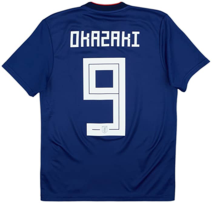 2018-19 Japan Home Shirt Okazaki #9 - 9/10 - (S)