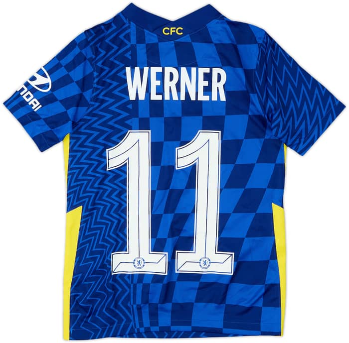 2022-23 Chelsea Home Shirt Werner #11 - 9/10 - (M.Boys)