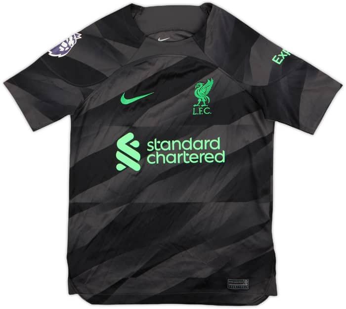 2023-24 Liverpool GK S/S Shirt A.Becker #1 - 8/10 - (S.Boys)