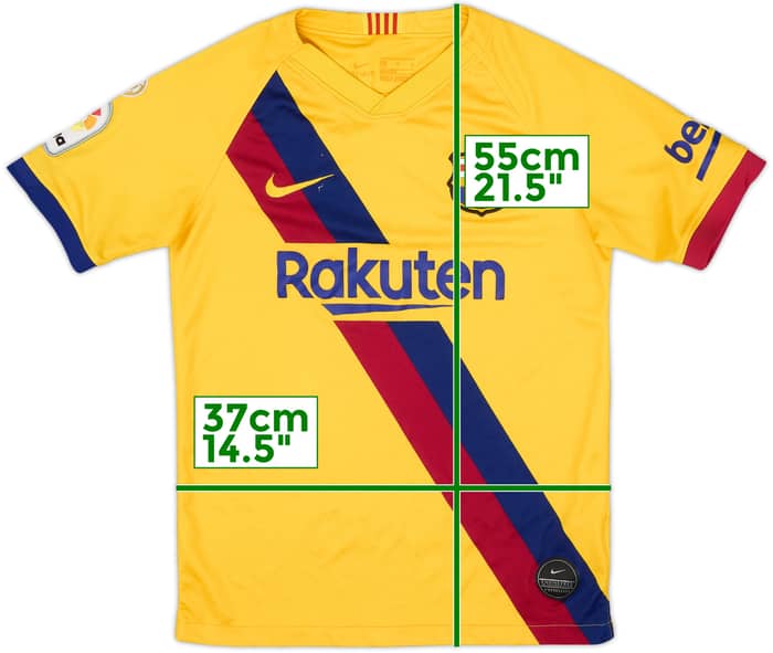 2019-20 Barcelona Away Shirt - 5/10 - (M.Boys)