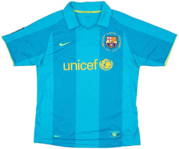 2007-09 Barcelona Away Shirt Ronaldinho #10 - 6/10 - (L)