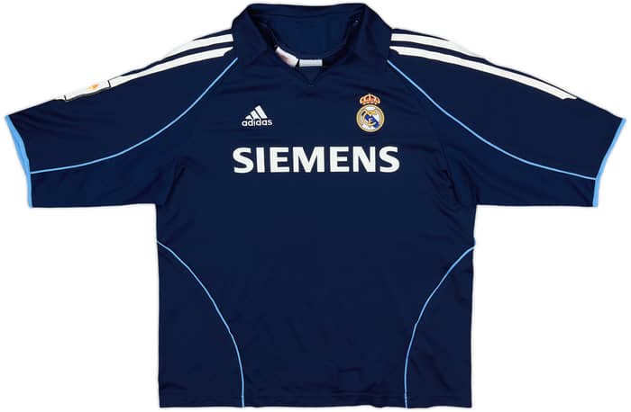 2005-06 Real Madrid Away Shirt - 7/10 - (M.Boys)