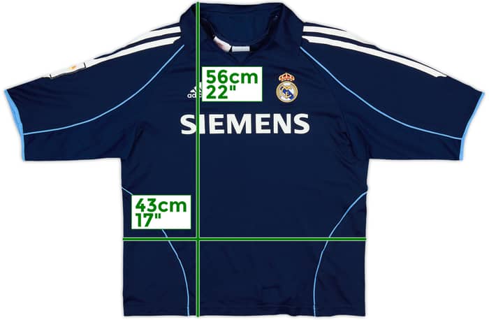 2005-06 Real Madrid Away Shirt - 7/10 - (M.Boys)