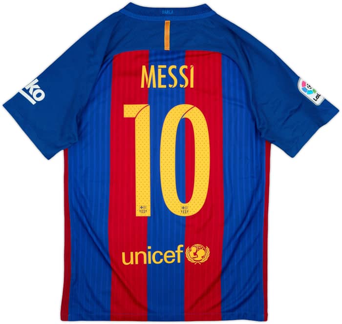 2016-17 Barcelona Home Shirt Messi #10 - 8/10 - (S)