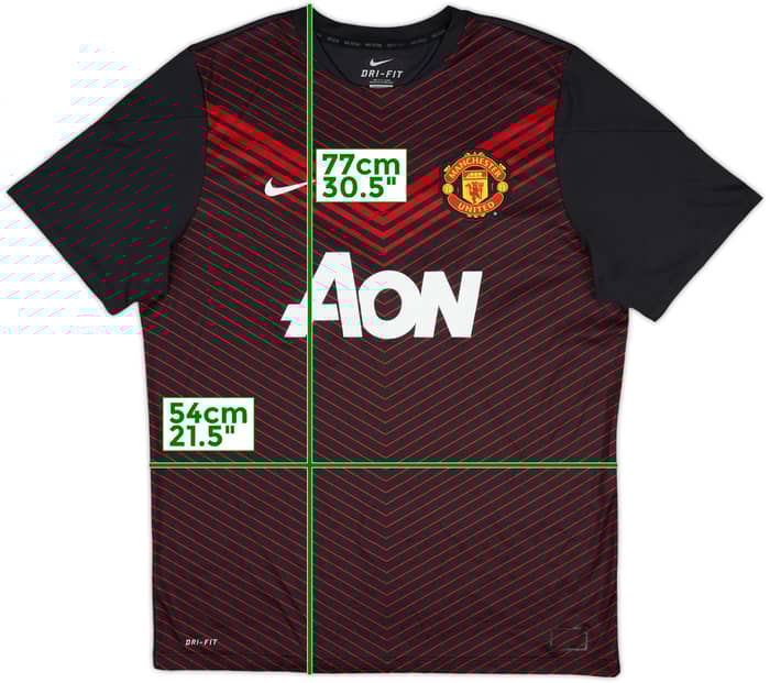 2014-15 Manchester United Nike Training Shirt - 9/10 - (XL)