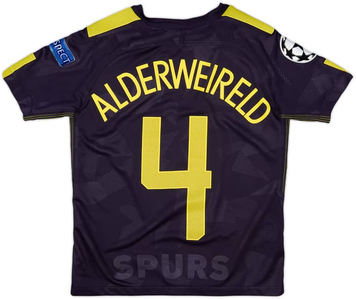 2017-18 Tottenham Third Shirt Alderwiereld #4 - 9/10 - (M.Boys)