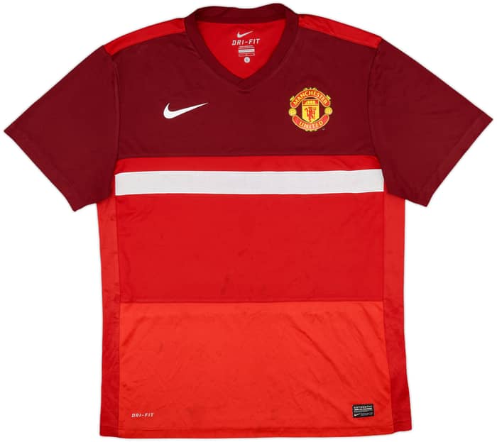 2011-12 Manchester United Nike Training Shirt - 7/10 - (L)