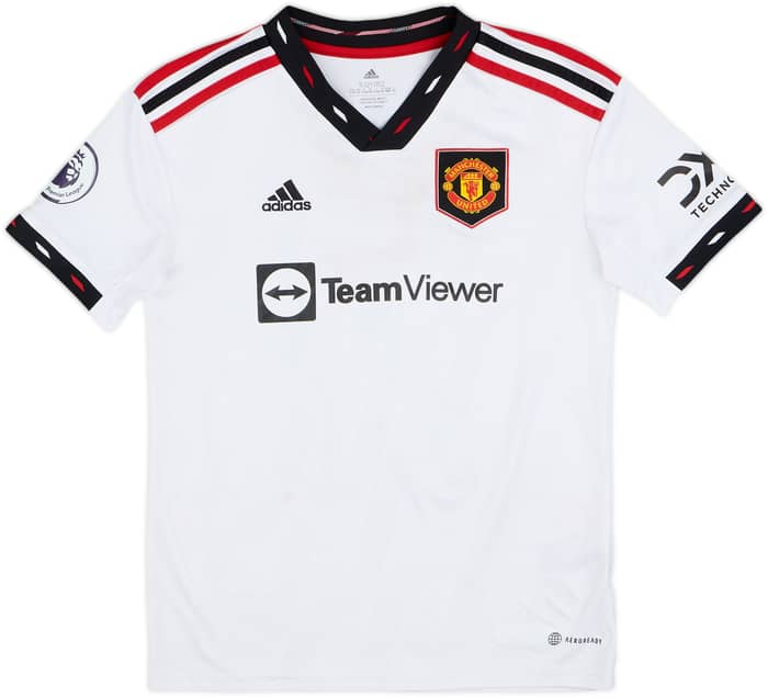 2022-23 Manchester United Away Shirt Antony #21 - 6/10 - (M.Boys)