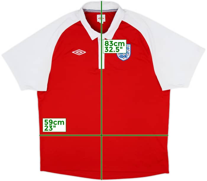 2010-11 England Umbro Polo Shirt - 7/10 - (XXL)