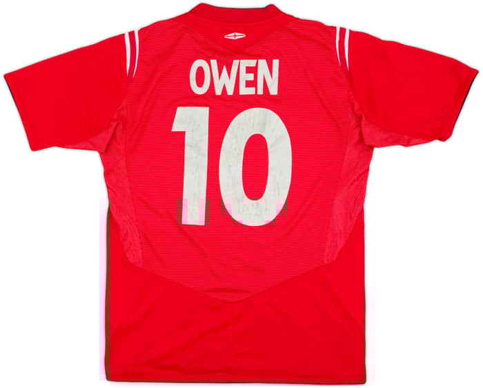 2004-06 England Away Shirt Owen #10 - 5/10 - (M)