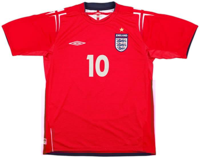 2004-06 England Away Shirt Owen #10 - 5/10 - (M)