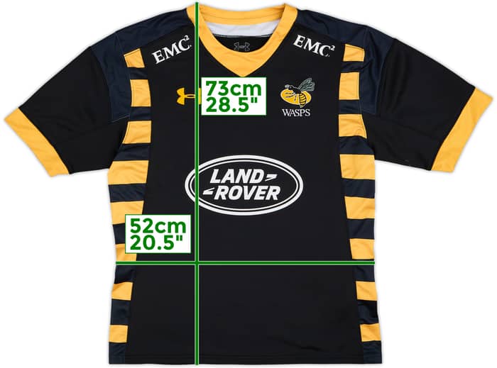 2016-17 Wasps Rugby Home Shirt - 8/10 - (M)