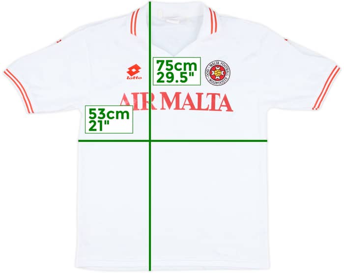1993-94 Malta Match Issue Away Shirt #20