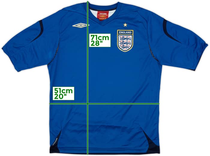 2006-08 England GK S/S Shirt - 9/10 - (L)