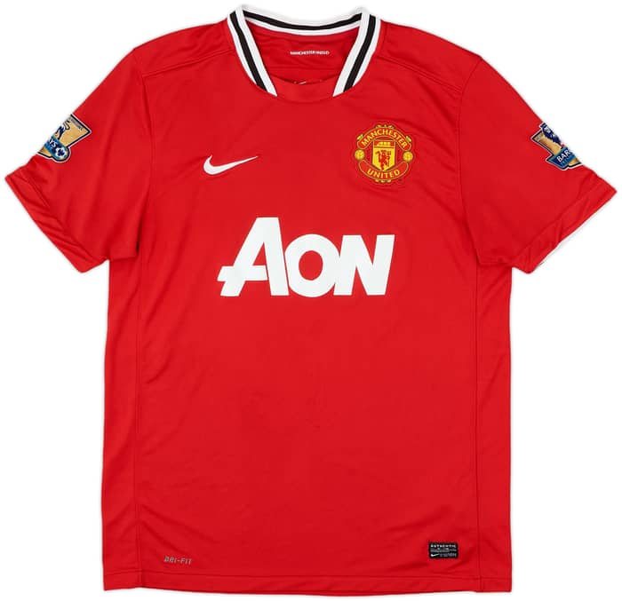 2011-12 Manchester United Home Shirt Rooney #10 - 5/10 - (L)