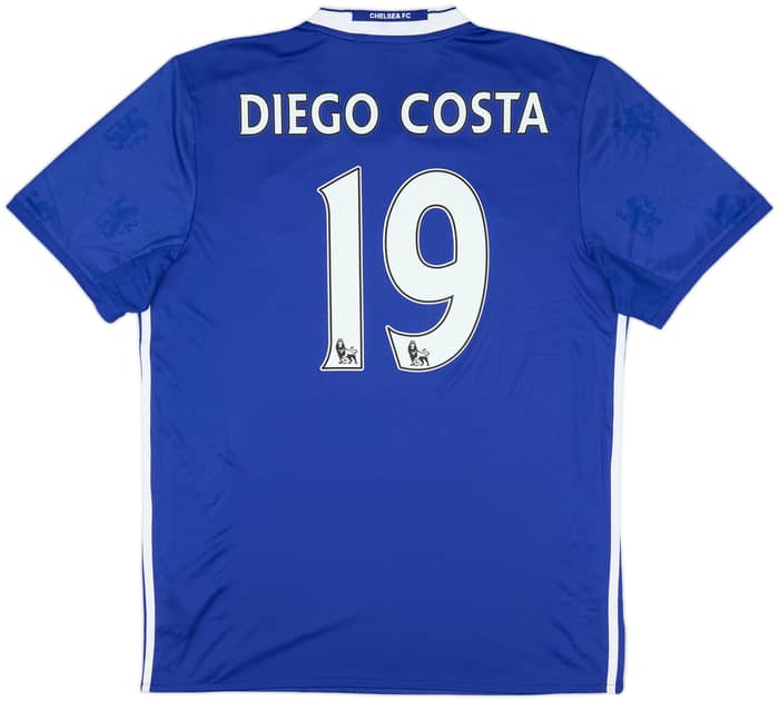 2016-17 Chelsea Home Shirt Diego Costa #19 - 9/10 - (L)