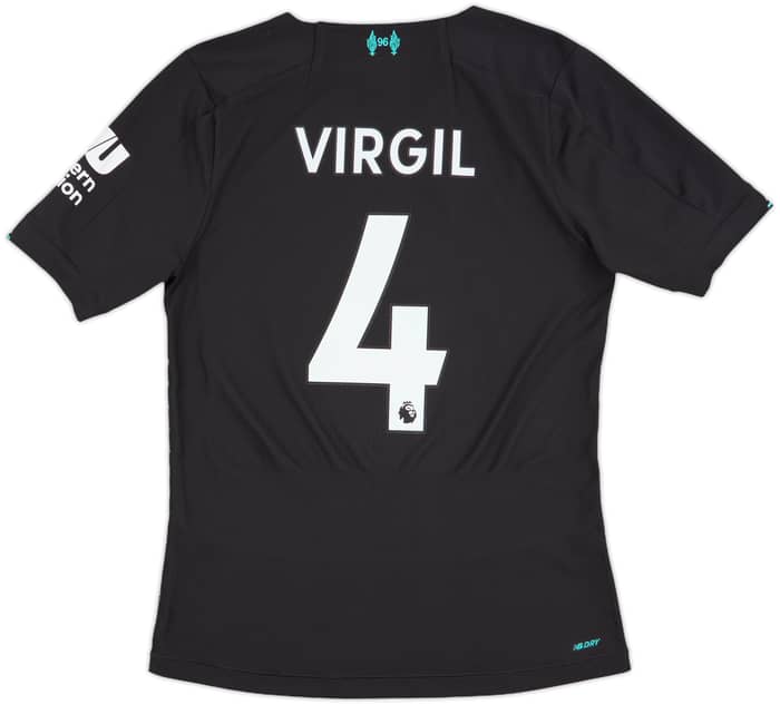 2019-20 Liverpool Authentic Third Shirt Virgil #4 - 10/10 - (M)