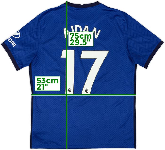 2020-21 Chelsea Home Shirt Aidan #17 - 8/10 - (L)