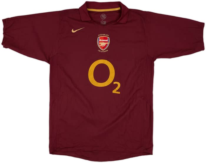 2005-06 Arsenal Home Shirt Henry #14 - 6/10 - (L)