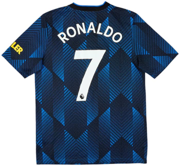 2021-22 Manchester United Third Shirt Ronaldo #7 - 8/10 - (XL.Boys)