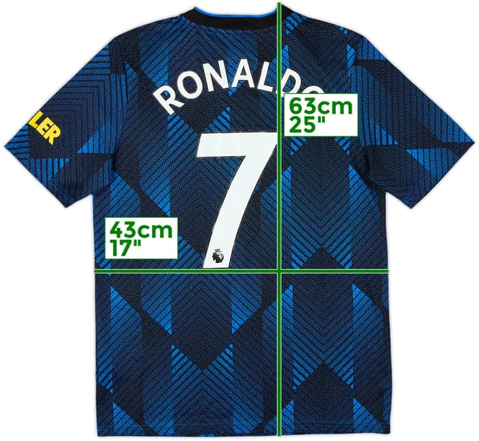 2021-22 Manchester United Third Shirt Ronaldo #7 - 8/10 - (XL.Boys)