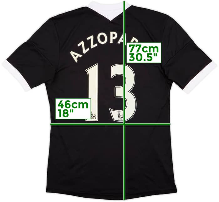 2013-14 Southampton Away Shirt Azzopardi #13 - 6/10 - (L)