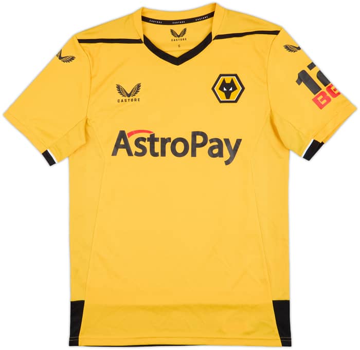 2022-23 Wolves Home Shirt Neves #8 - 9/10 - (S)