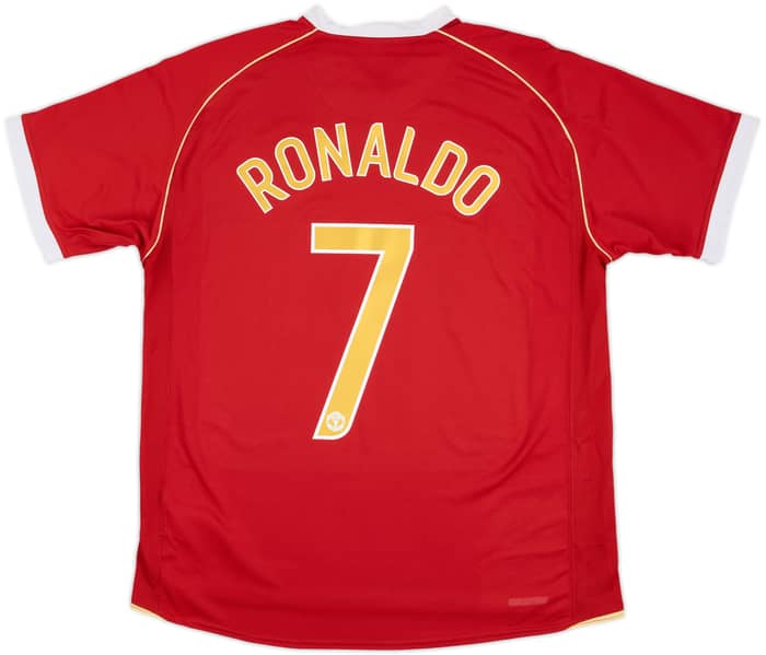 2006-07 Manchester United Home Shirt Ronaldo #7 - 7/10 - (L)