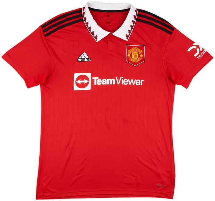 2022-23 Manchester United Home Shirt Weghorst #27 - 8/10 - (L)