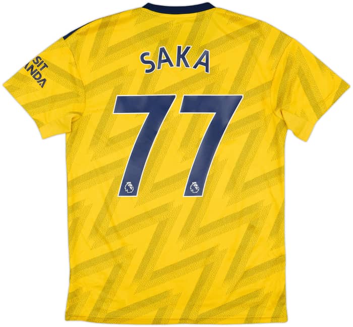 2019-20 Arsenal Away Shirt Saka #77 - 6/10 - (M)