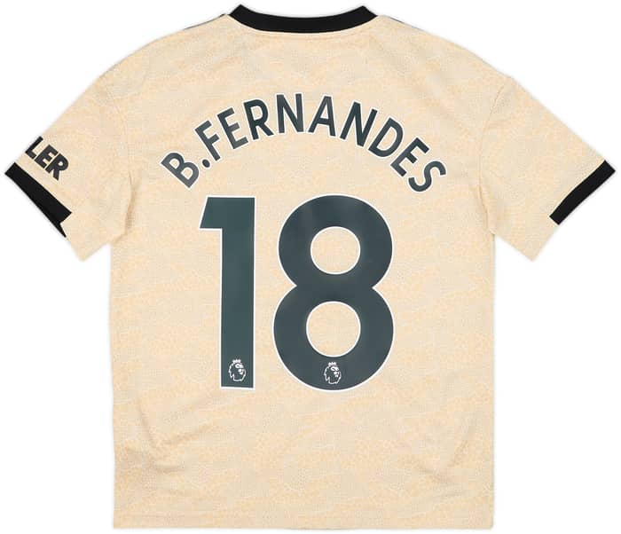 2019-20 Manchester United Away Shirt B.Fernandes #18 - 10/10 - (L.Boys)