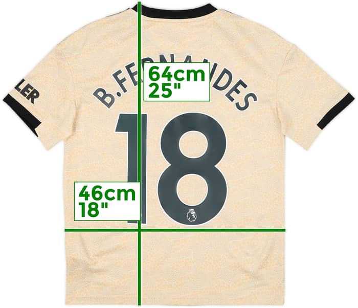 2019-20 Manchester United Away Shirt B.Fernandes #18 - 10/10 - (L.Boys)