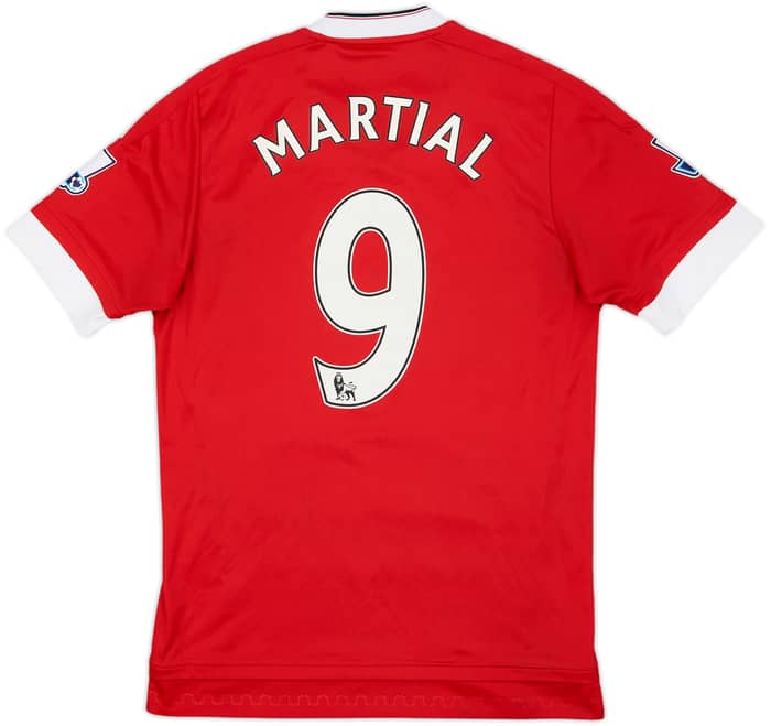 2015-16 Manchester United Home Shirt Martial #9 - 7/10 - (S)