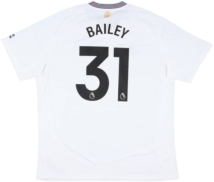 2024-25 Aston Villa Away Shirt Bailey #31 - 8/10 - (XXL)
