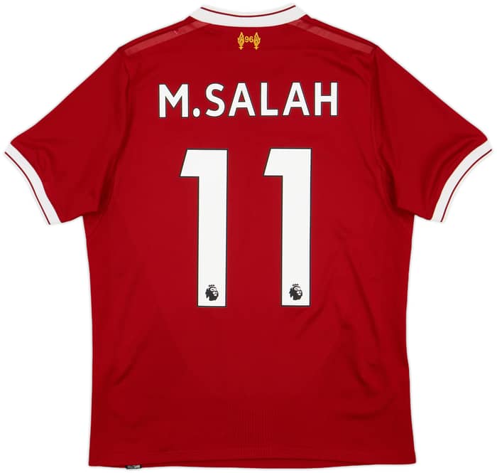 2017-18 Liverpool 125 Years Home Shirt M.Salah #11 - 9/10 - (XL.Boys)