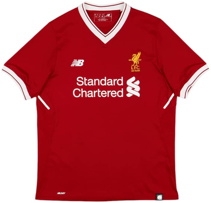 2017-18 Liverpool 125 Years Home Shirt M.Salah #11 - 9/10 - (XL.Boys)