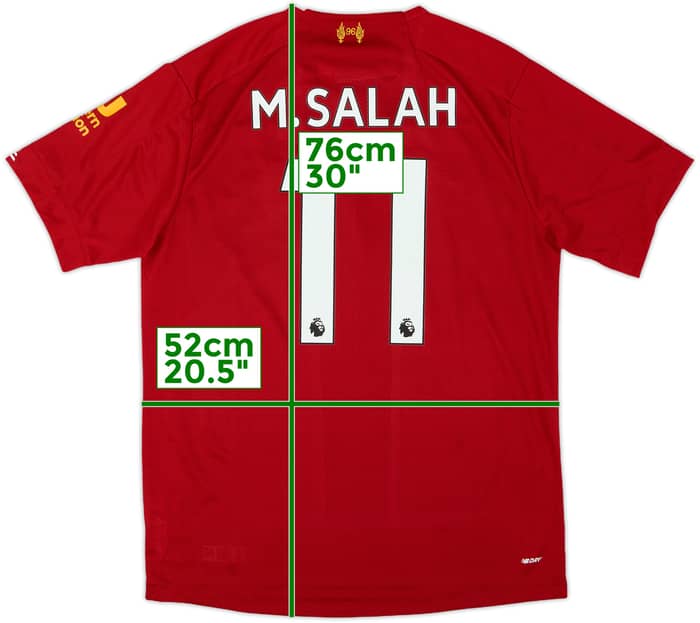 2019-20 Liverpool Home Shirt M.Salah #11 (L)