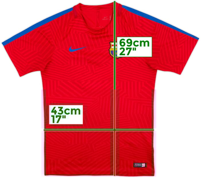 2016-17 Barcelona Nike Training Shirt - 7/10 - (S)