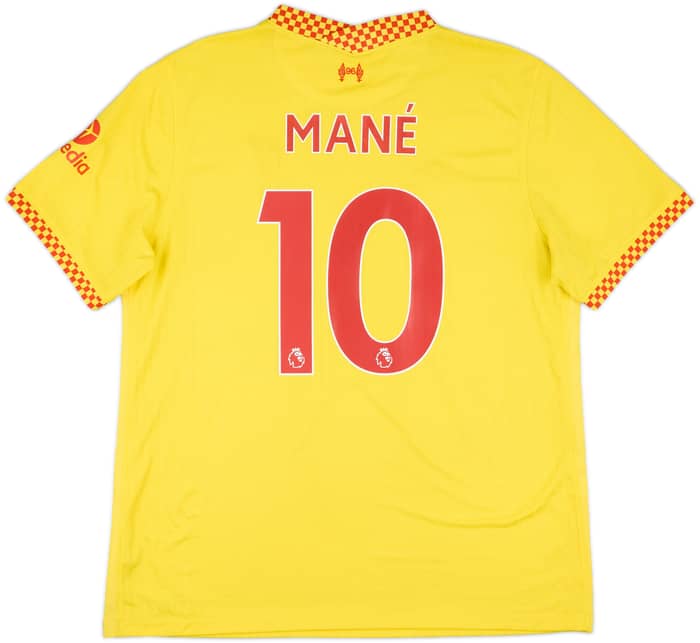 2021-22 Liverpool Third Shirt Mane #10 - 9/10 - (XL)