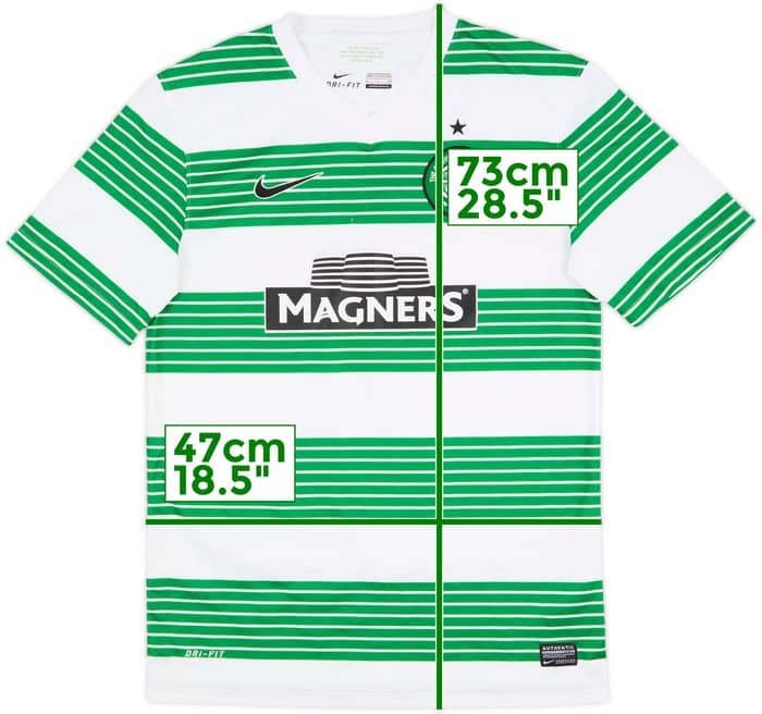 2013-15 Celtic Home Shirt - 5/10 - (M)