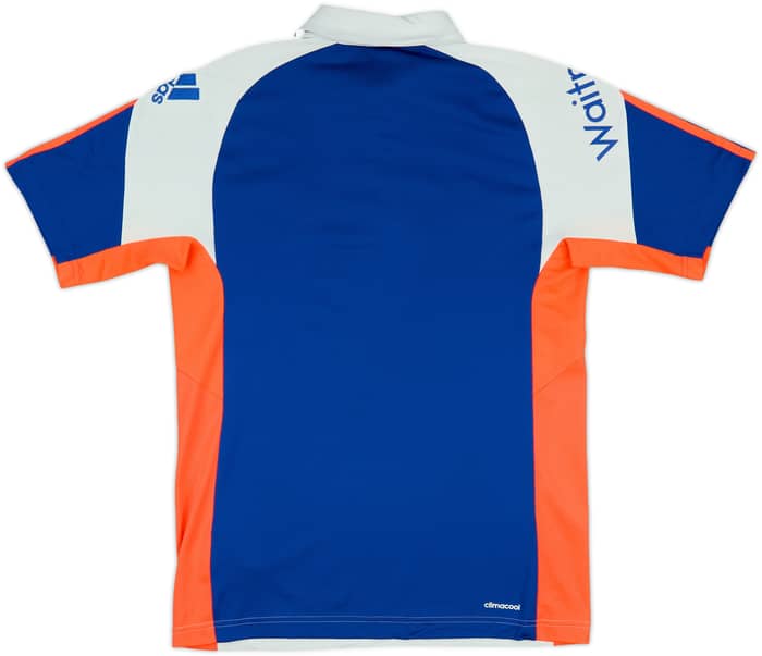 2014-15 England Cricket adidas Polo Shirt - 8/10 - (S)