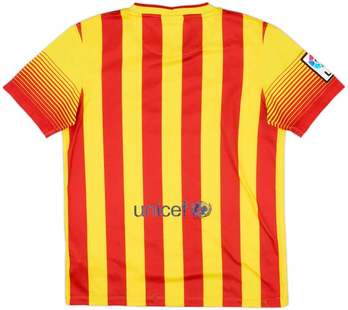 2013-15 Barcelona Away Shirt - 6/10 - (L.Boys)